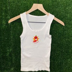 " Too Hot To Handle " Pepper Sleepwear Tank Top